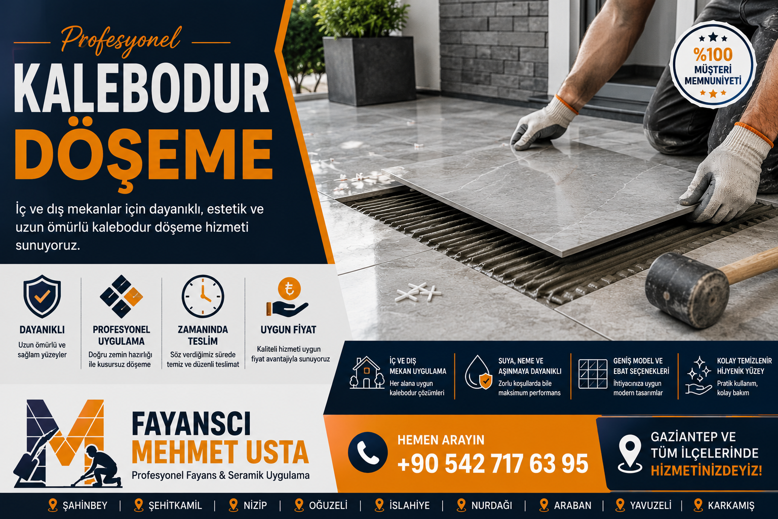 Kalebodur Döşeme